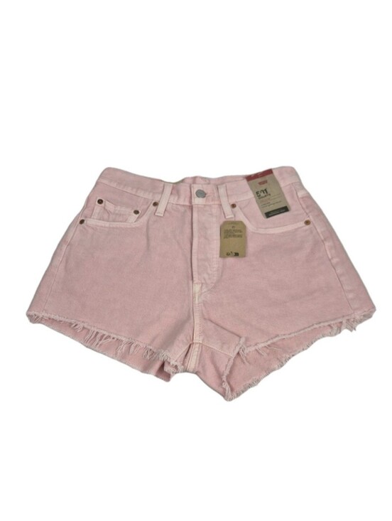 Levi's Pants - Levi's 501 Denim Shorts Womens Size 28 Pink Button Fly High Rise Cotton 28